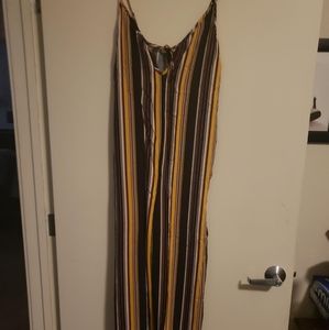 NWOT Cute striped sleeveless jumpsuit